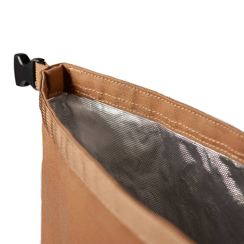 Carhartt Wip Canvas Roll Up Insulated Bag Hamilton Brown I034917 4068584158650 03 Degli Uberti